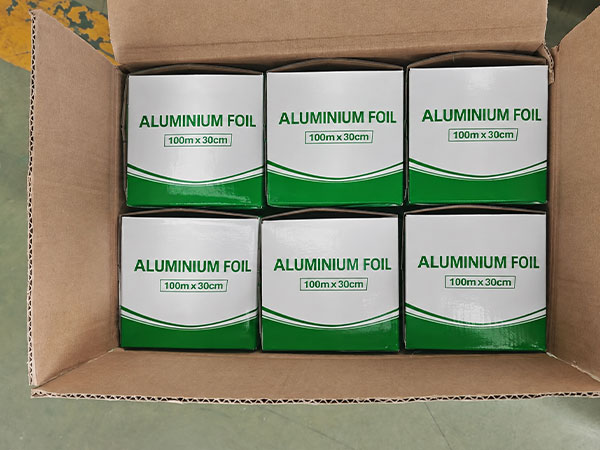 packaging of aluminium foil 100 meter